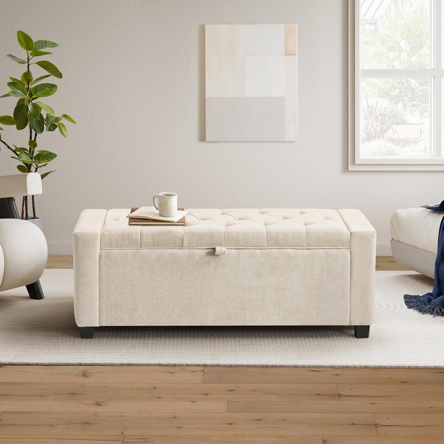 6.1 furniture GRAINELL Storage Bench - Image 1