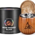 Charred Wooden Whiskey Glasses